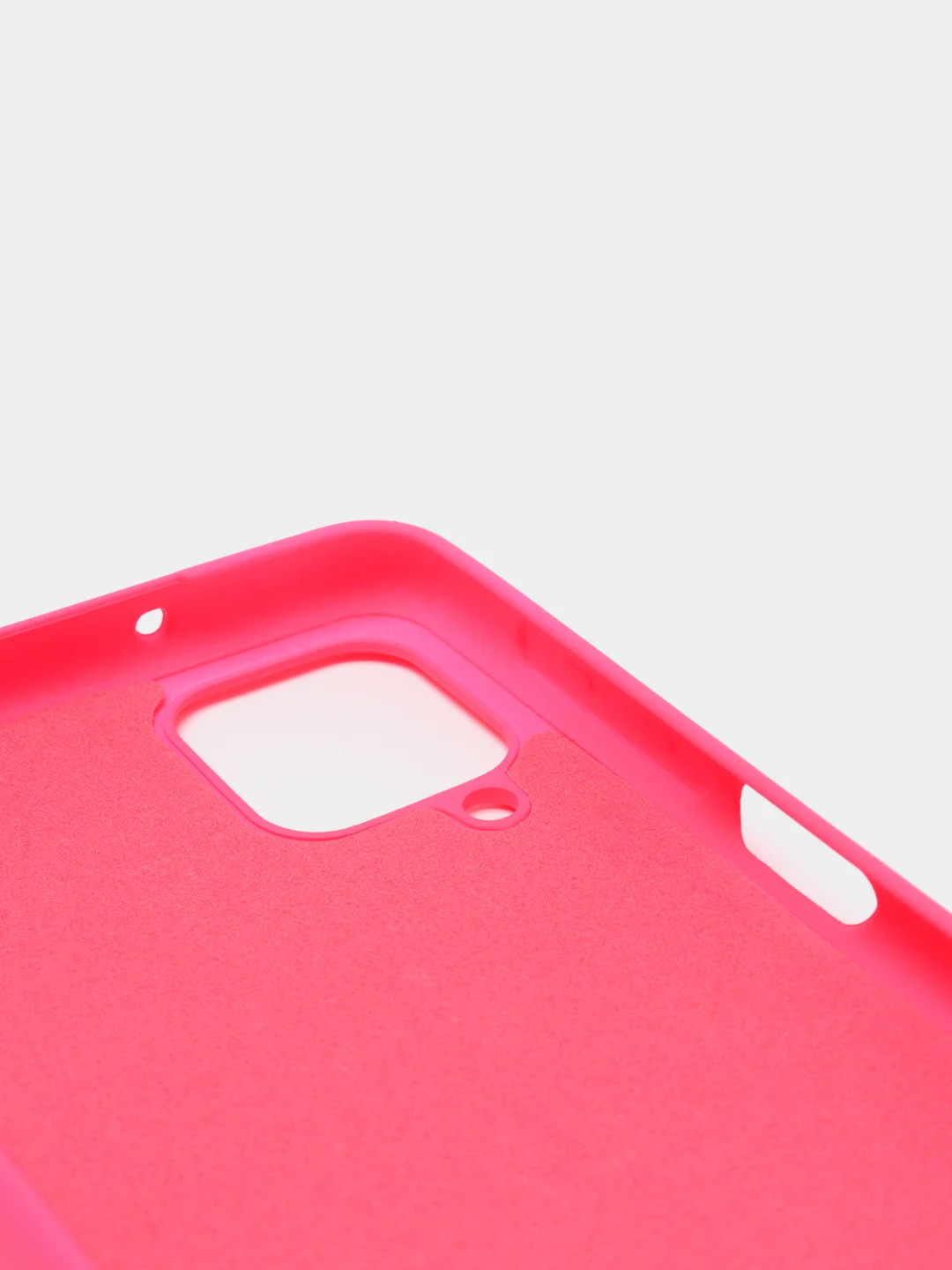 Тёмно-розовый чехол Samsung Galaxy A12 / M12, Галакси А12, силиконовый Silicone Cover с закрытым низом