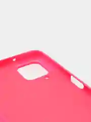 Тёмно-розовый чехол Samsung Galaxy A12 / M12, Галакси А12, силиконовый Silicone Cover с закрытым низом