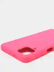 Тёмно-розовый чехол Samsung Galaxy A12 / M12, Галакси А12, силиконовый Silicone Cover с закрытым низом