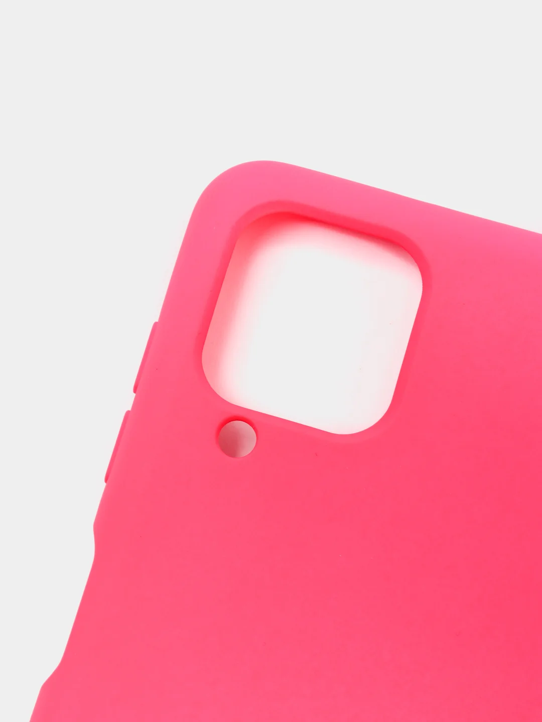 Тёмно-розовый чехол Samsung Galaxy A12 / M12, Галакси А12, силиконовый Silicone Cover с закрытым низом
