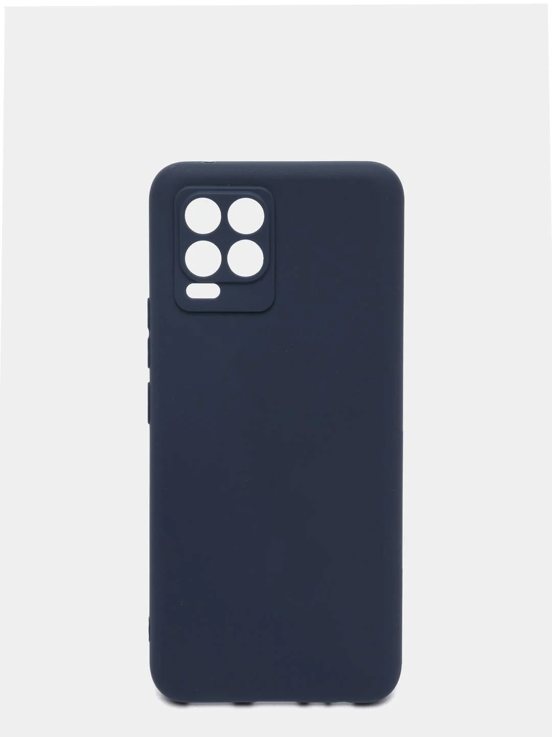 Синий чехол для Realme 8 / Realme 8 Pro силиконовый матовый, цветной