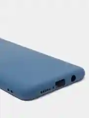 Индиго чехол Xiaomi Redmi Note 8 Pro, Сяоми Редми Нот 8 Про, силиконовый с закрытым низом