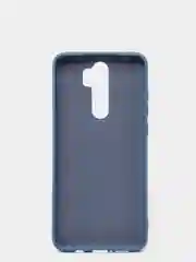 Индиго чехол Xiaomi Redmi Note 8 Pro, Сяоми Редми Нот 8 Про, силиконовый с закрытым низом