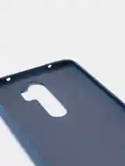Индиго чехол Xiaomi Redmi Note 8 Pro, Сяоми Редми Нот 8 Про, силиконовый с закрытым низом