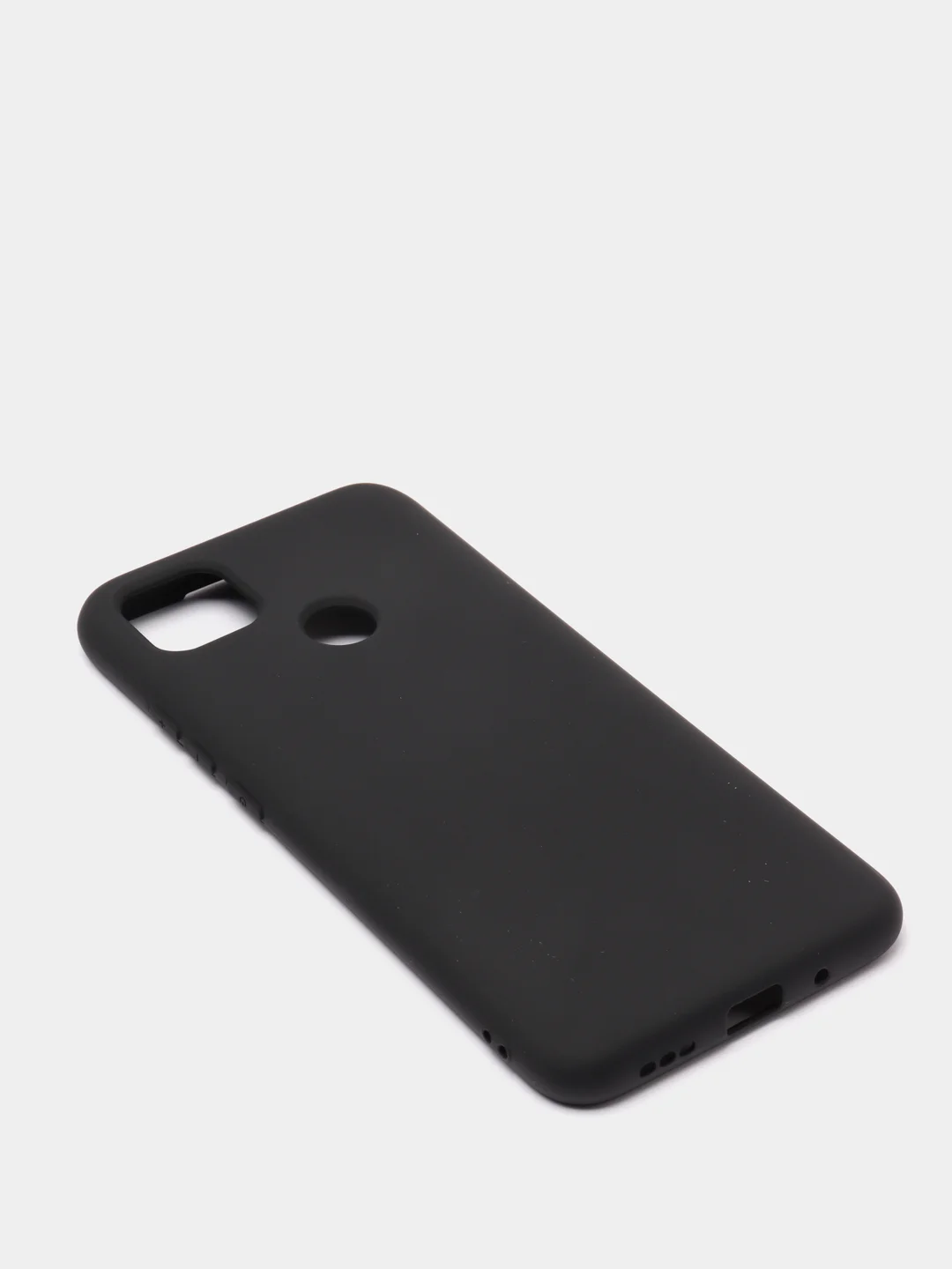 Угольный чехол Silicone Cove Xiaomi Redmi 9C, Redmi 9C NFC, Redmi 10A силиконовый, с закрытым низом