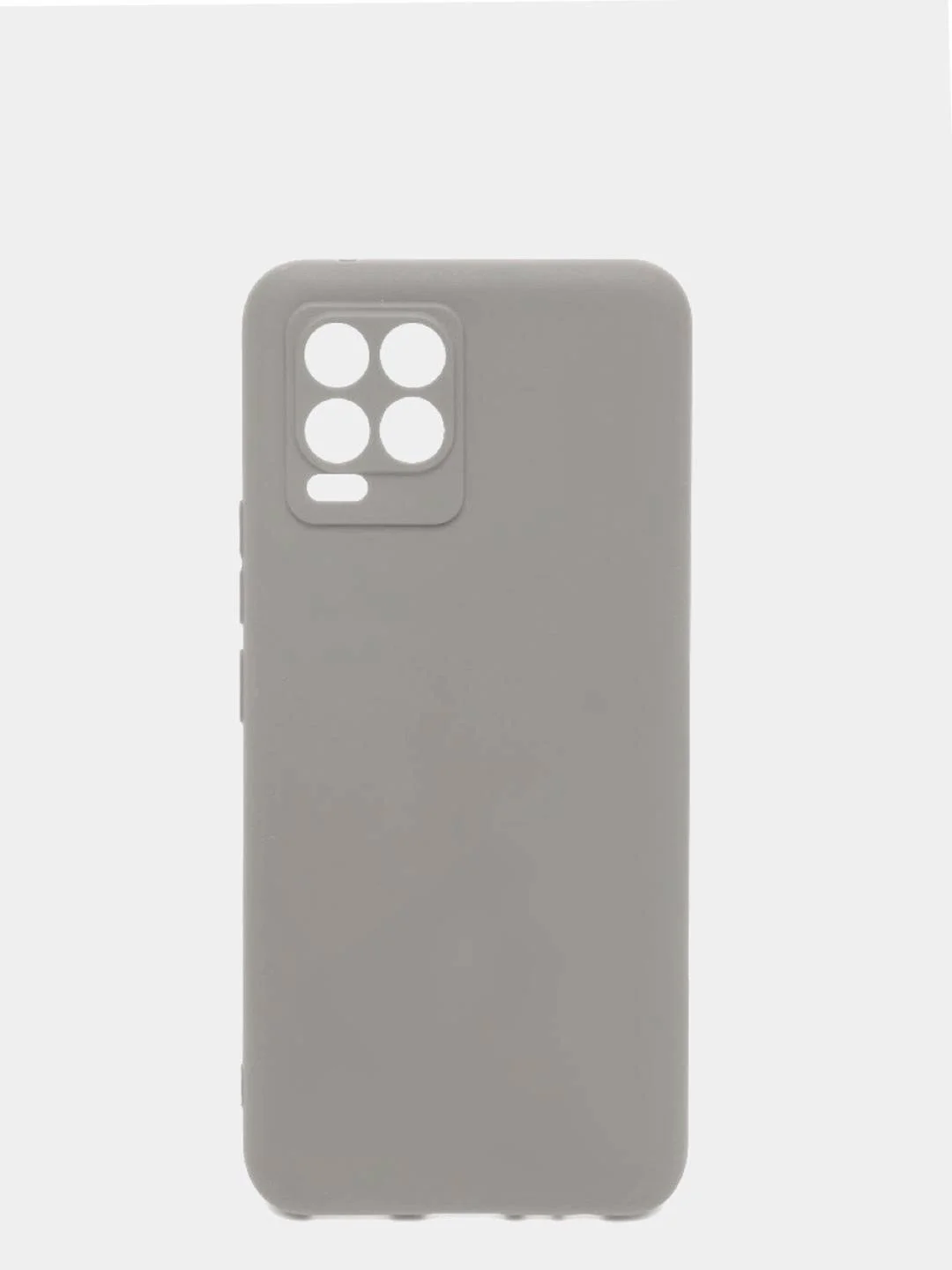 Серый чехол для Realme 8 / Realme 8 Pro силиконовый матовый, цветной