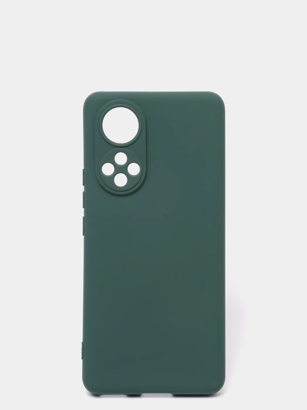 Зеленый чехол Honor 50, Huawei Nova 9, Хонор 50, Хуавей Нова 9, Silicone Cover, силиконовый