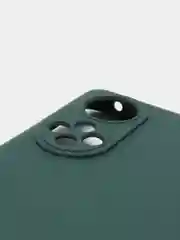 Зеленый чехол Honor 50, Huawei Nova 9, Хонор 50, Хуавей Нова 9, Silicone Cover, силиконовый