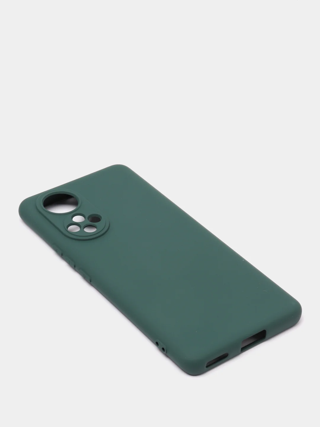 Зеленый чехол Honor 50, Huawei Nova 9, Хонор 50, Хуавей Нова 9, Silicone Cover, силиконовый