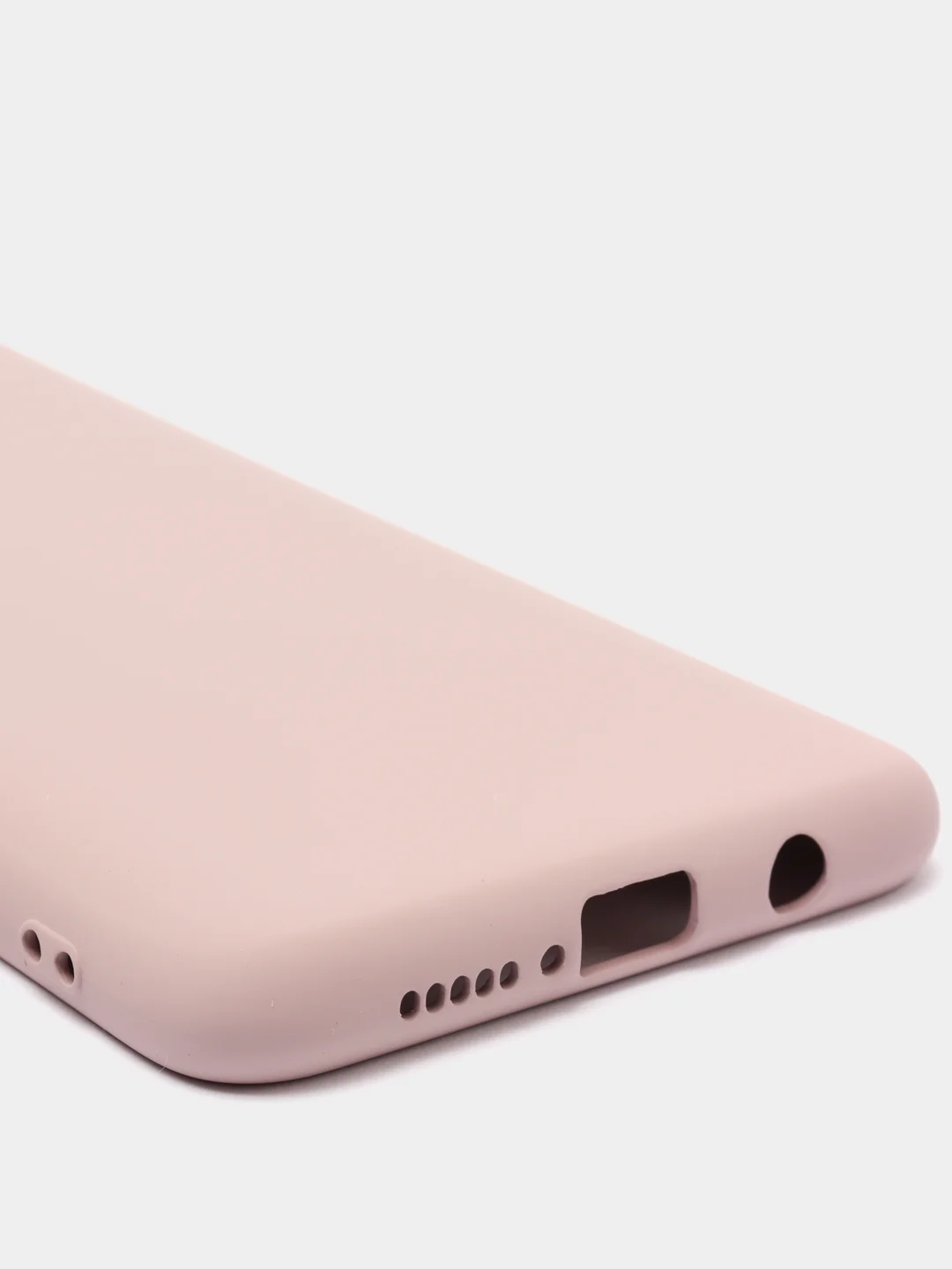 Бежевый чехол Xiaomi Redmi Note 8 Pro, Сяоми Редми Нот 8 Про, силиконовый с закрытым низом