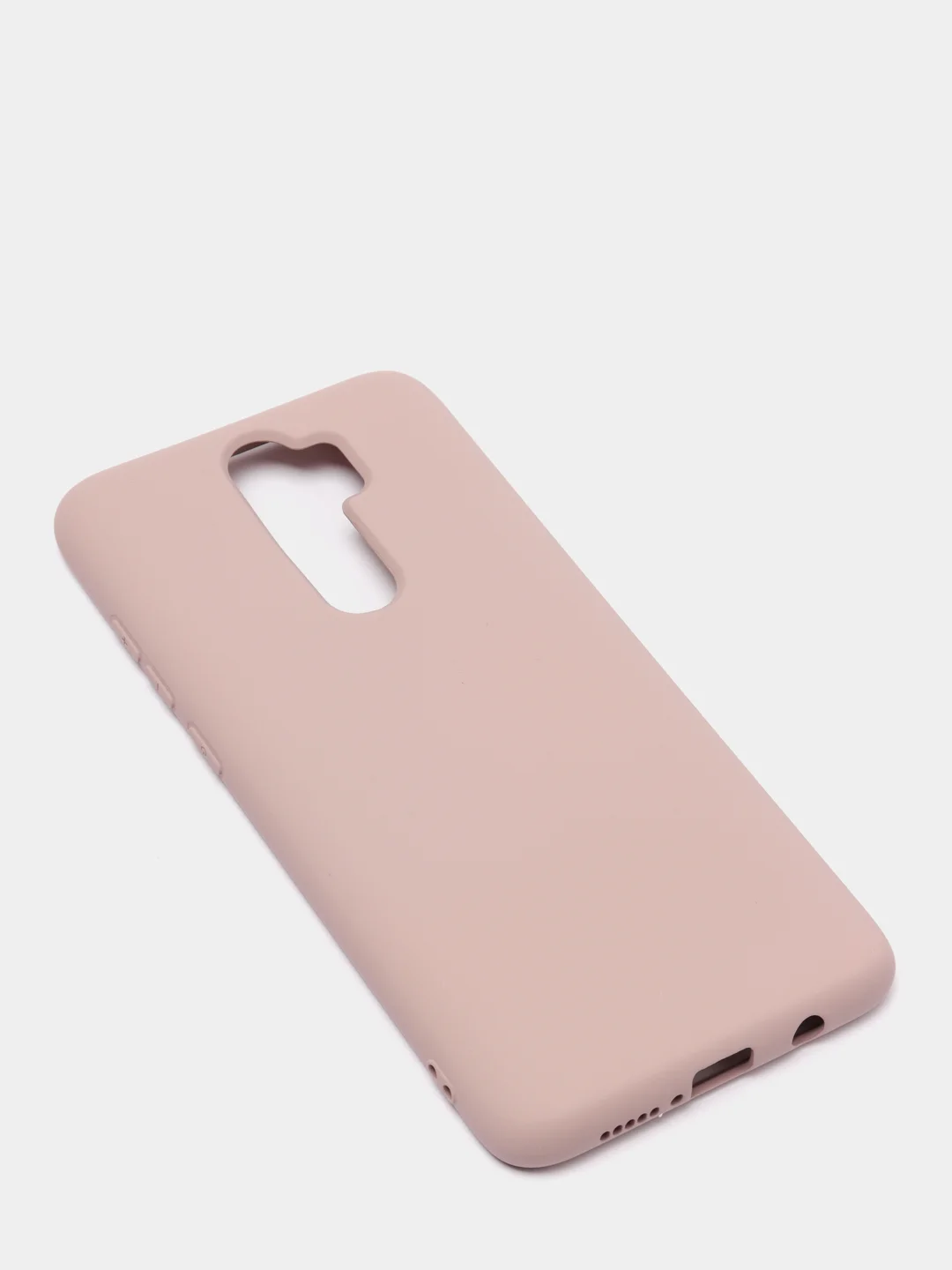 Бежевый чехол Xiaomi Redmi Note 8 Pro, Сяоми Редми Нот 8 Про, силиконовый с закрытым низом