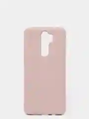 Бежевый чехол Xiaomi Redmi Note 8 Pro, Сяоми Редми Нот 8 Про, силиконовый с закрытым низом