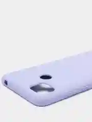 Сиреневый чехол Silicone Cove Xiaomi Redmi 9C, Redmi 9C NFC, Redmi 10A силиконовый, с закрытым низом