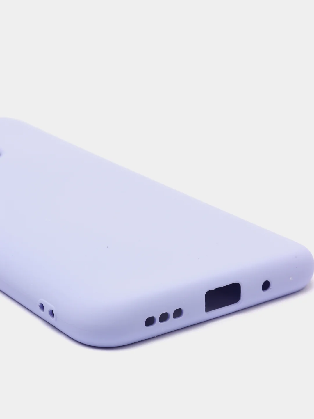 Сиреневый чехол Silicone Cove Xiaomi Redmi 9C, Redmi 9C NFC, Redmi 10A силиконовый, с закрытым низом