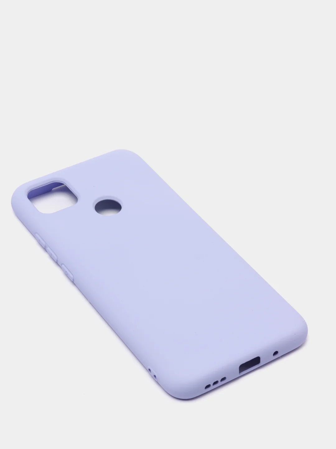 Сиреневый чехол Silicone Cove Xiaomi Redmi 9C, Redmi 9C NFC, Redmi 10A силиконовый, с закрытым низом