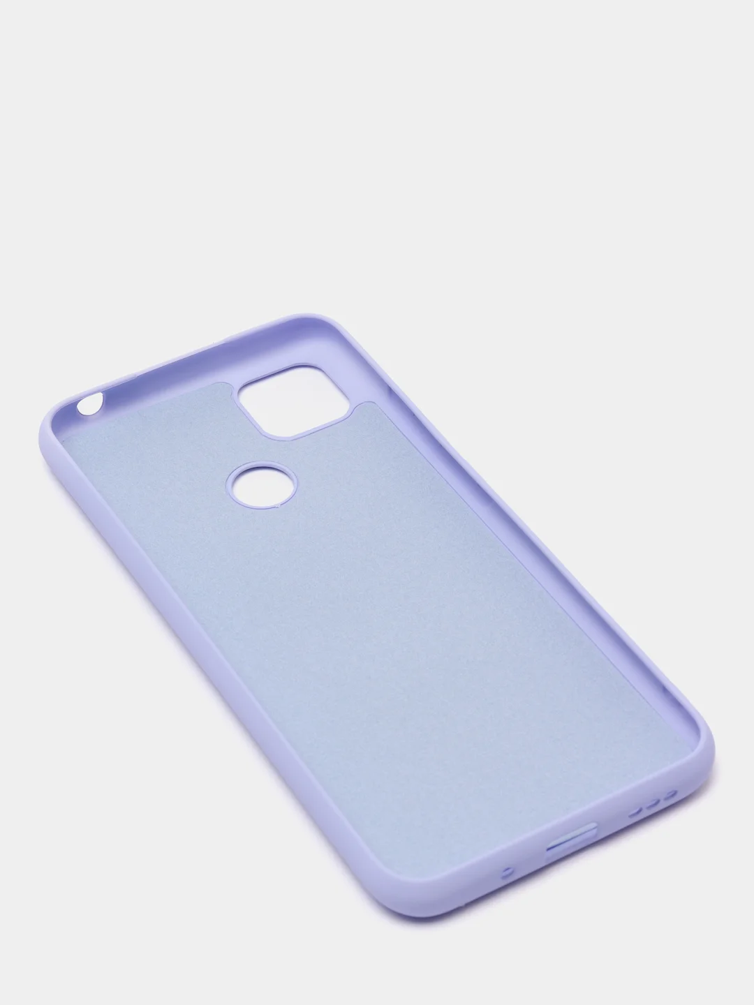 Сиреневый чехол Silicone Cove Xiaomi Redmi 9C, Redmi 9C NFC, Redmi 10A силиконовый, с закрытым низом