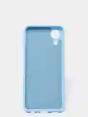 Голубой чехол для Samsung Galaxy A03 Core, силиконовый