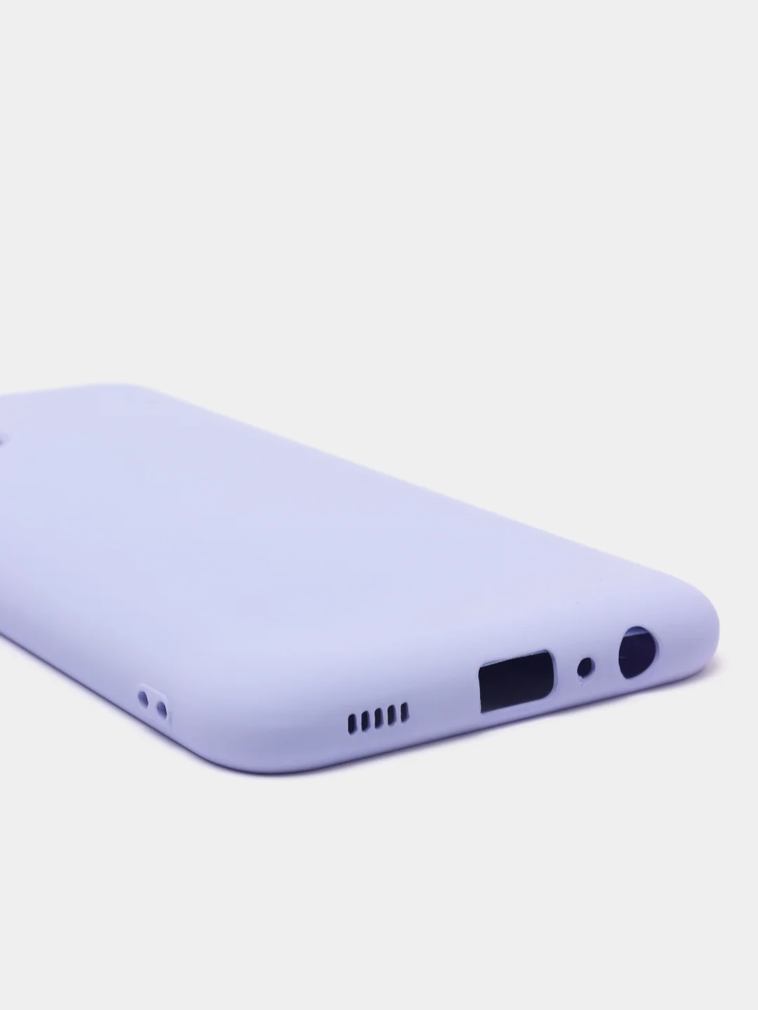 Лавандовый чехол силиконовый для Samsung Galaxy A03s
