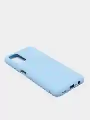 Голубой чехол силиконовый для Samsung Galaxy A03s