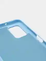 Голубой чехол силиконовый для Samsung Galaxy A03s
