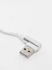 Кабель зарядный Type-C, белый, угловой Arnezi для зарядки и передачи данных
