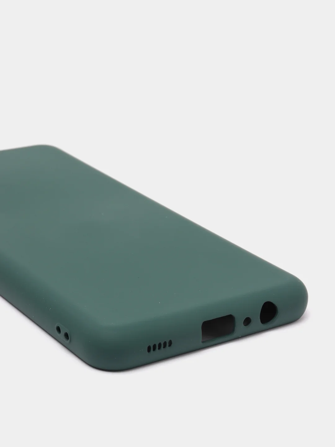 Лесной зеленый чехол силиконовый для Samsung Galaxy A12