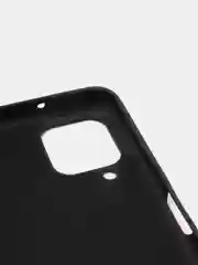 Черный чехол силиконовый для Samsung Galaxy A12
