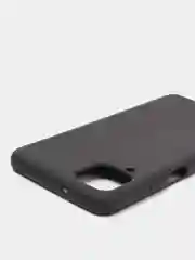 Черный чехол силиконовый для Samsung Galaxy A12