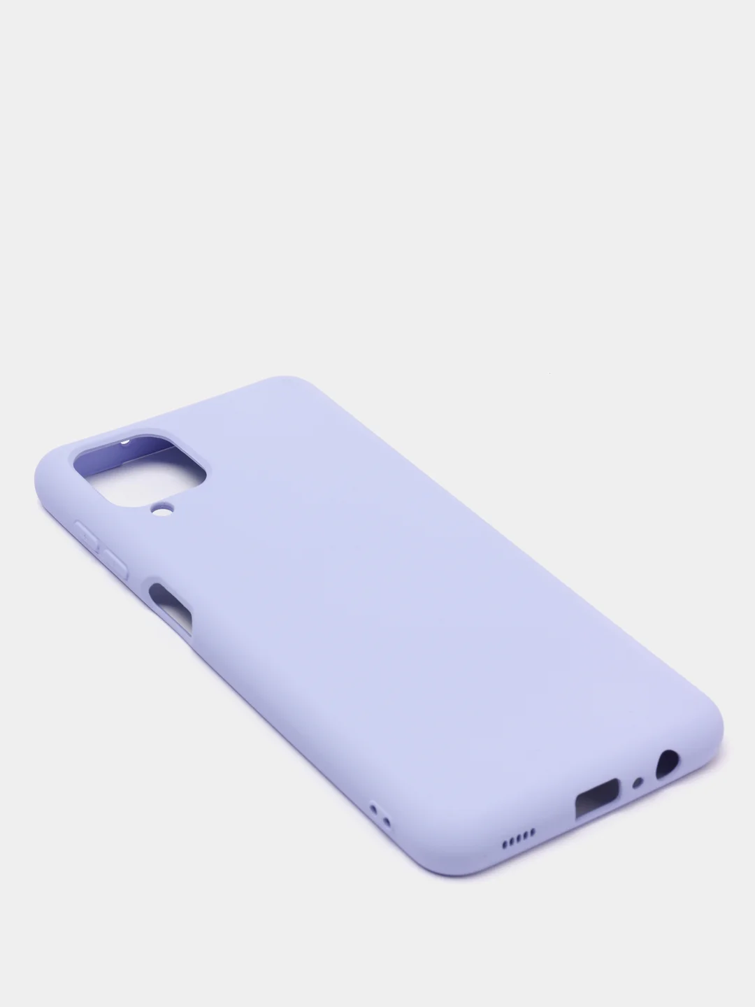 Лавандовый чехол силиконовый для Samsung Galaxy A12