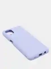 Лавандовый чехол силиконовый для Samsung Galaxy A12