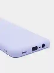 Лавандовый чехол силиконовый для Samsung Galaxy A12
