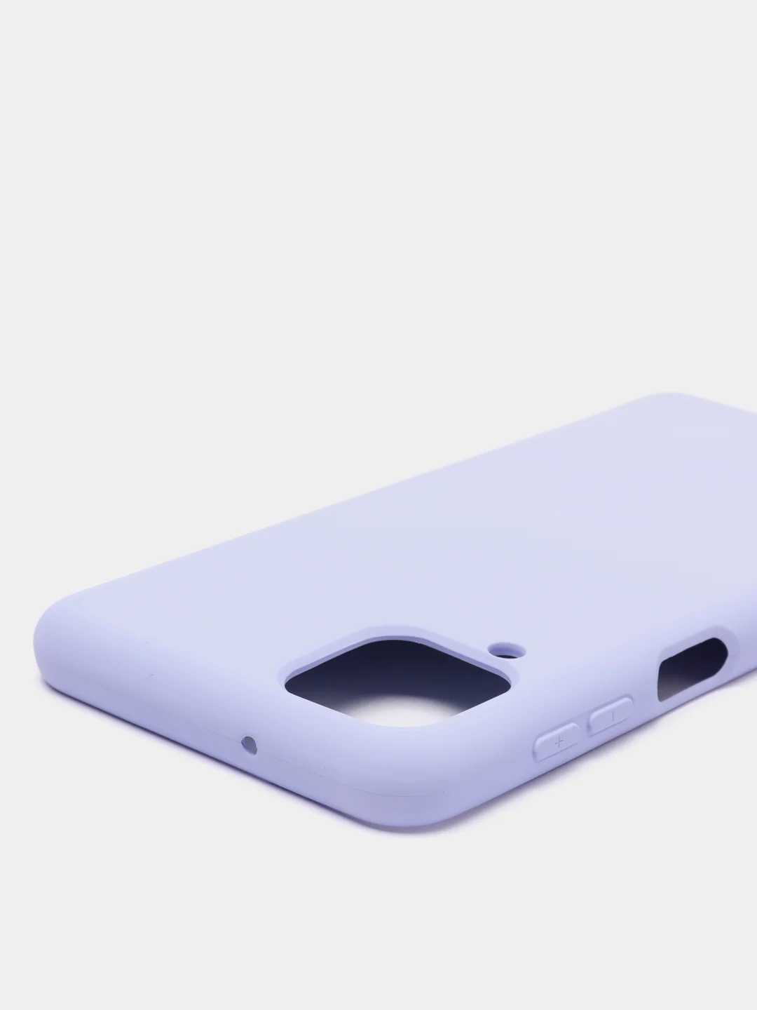 Лавандовый чехол силиконовый для Samsung Galaxy A12