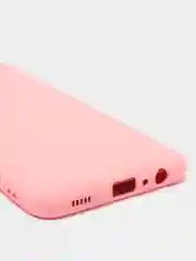 Розовый чехол силиконовый для Samsung Galaxy A03s