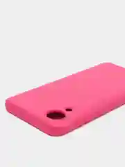 Бордовый чехол для Samsung Galaxy A03 Core, силиконовый