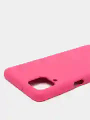 Бордовый чехол силиконовый для Samsung Galaxy A12