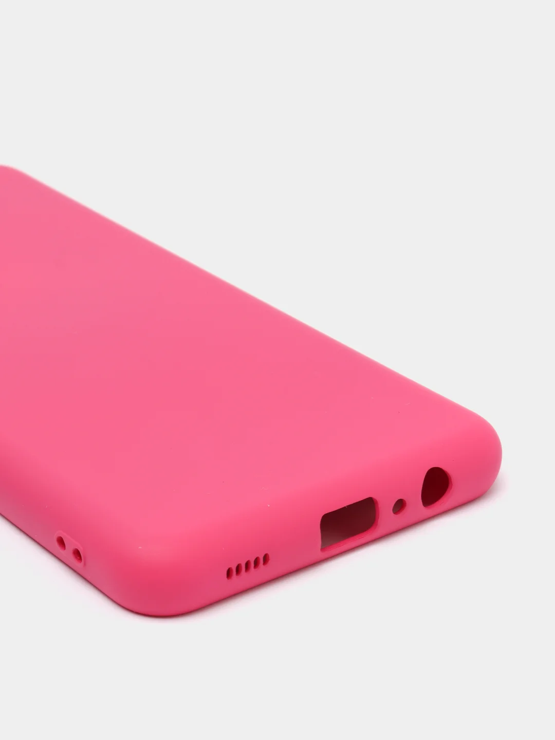 Бордовый чехол силиконовый для Samsung Galaxy A12