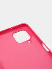 Бордовый чехол силиконовый для Samsung Galaxy A12