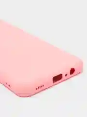 Розовый чехол силиконовый для Samsung Galaxy A12