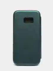 Зеленый чехол книжка SAMSUNG S7
