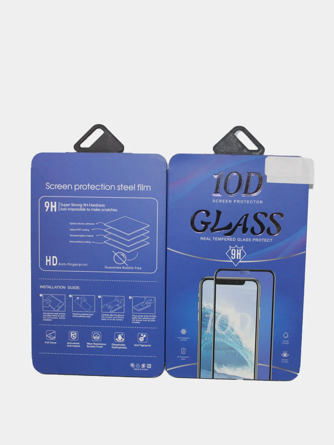 Белый защитное стекло для Apple iPhone (10D Glass)