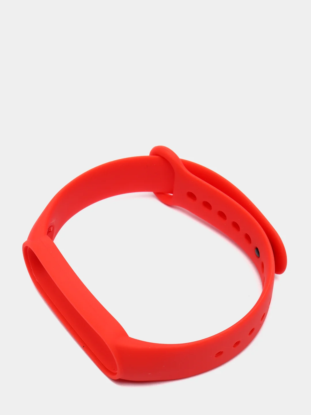 Красный ремешок для Xiaomi Mi Band 5/Mi Band 6, силиконовый