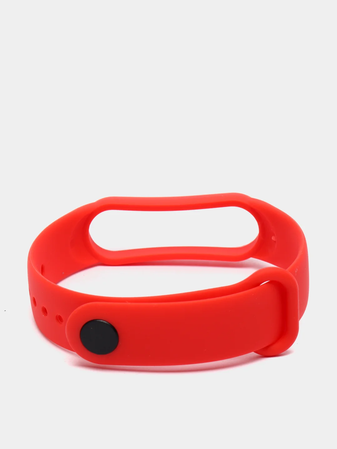 Красный ремешок для Xiaomi Mi Band 5/Mi Band 6, силиконовый
