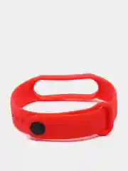 Красный ремешок для Xiaomi Mi Band 5/Mi Band 6, силиконовый