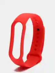 Красный ремешок для Xiaomi Mi Band 5/Mi Band 6, силиконовый