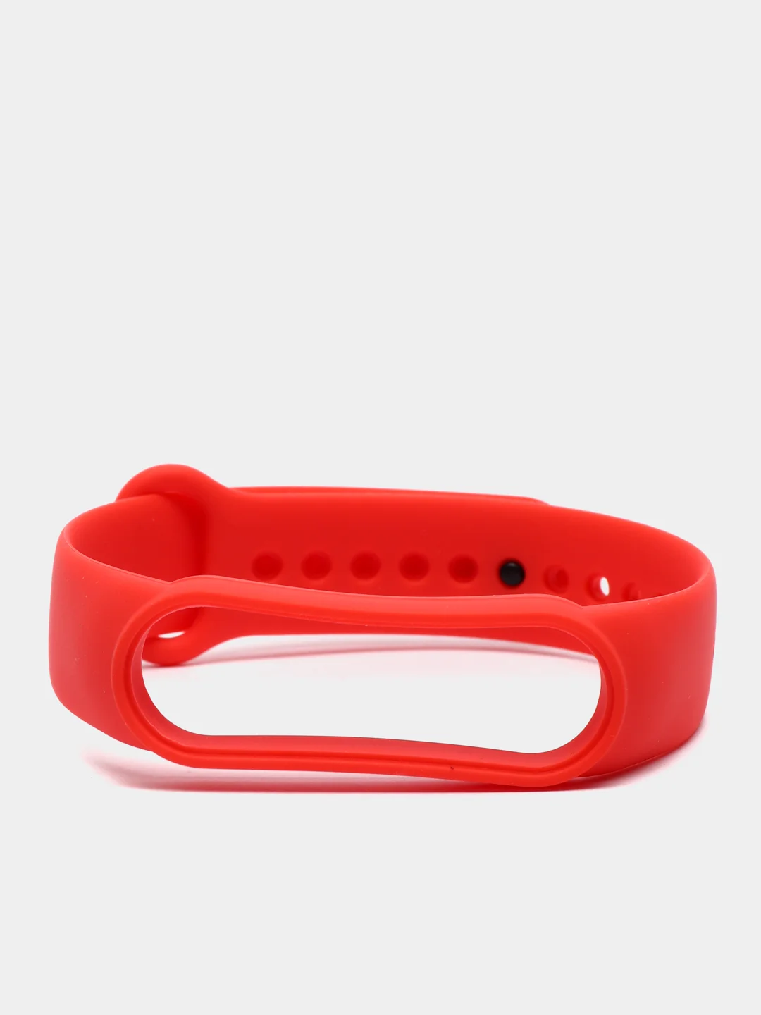Красный ремешок для Xiaomi Mi Band 5/Mi Band 6, силиконовый