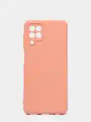 Пудровый чехол Samsung A22 4G, M22, M32 c защитой камеры и бархатом внутри