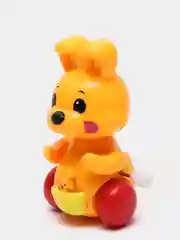 Оранжевый заводная игрушка "Зайчонок", разные цвета