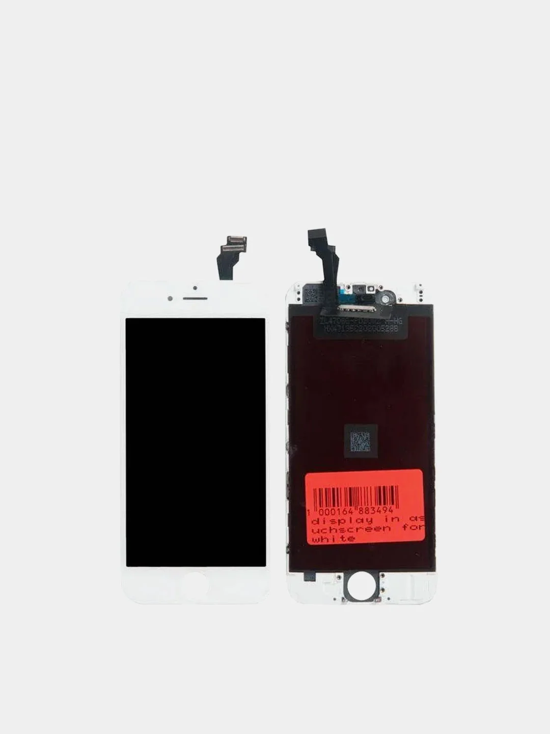 Белый набор для ремонта iPhone 6 ZeepDeep: дисплей белый, защитное стекло, набор инструментов, пошаговая инструкция