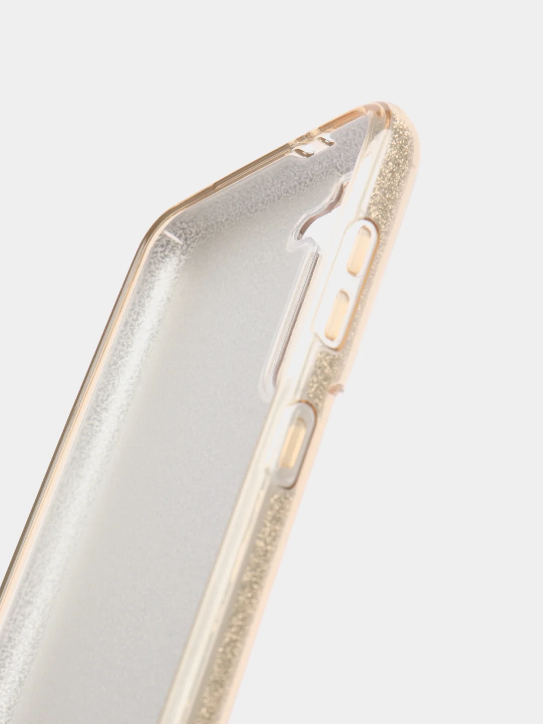 Золотой чехол блестящий SAMSUNG S21