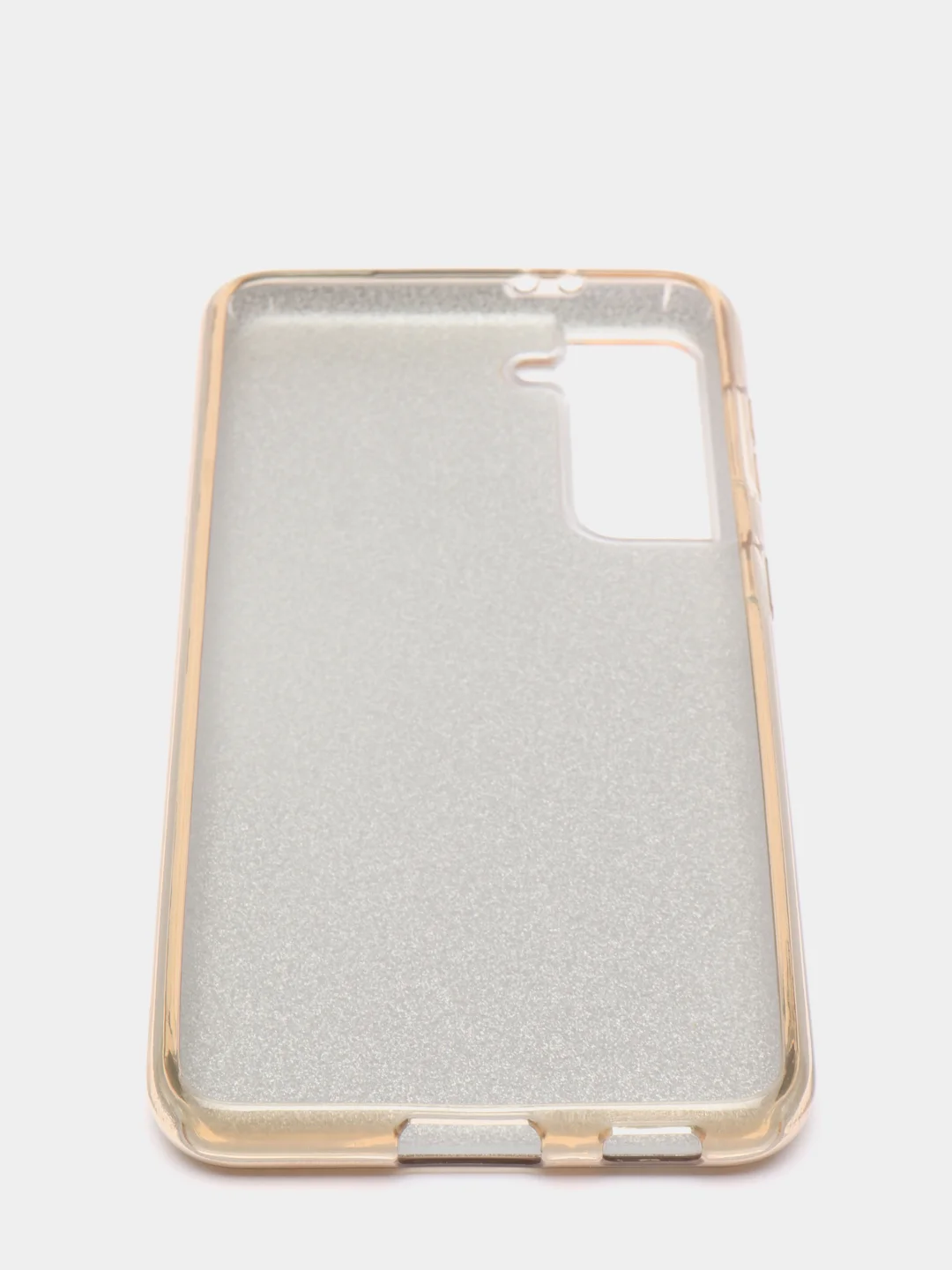 Золотой чехол блестящий SAMSUNG S21